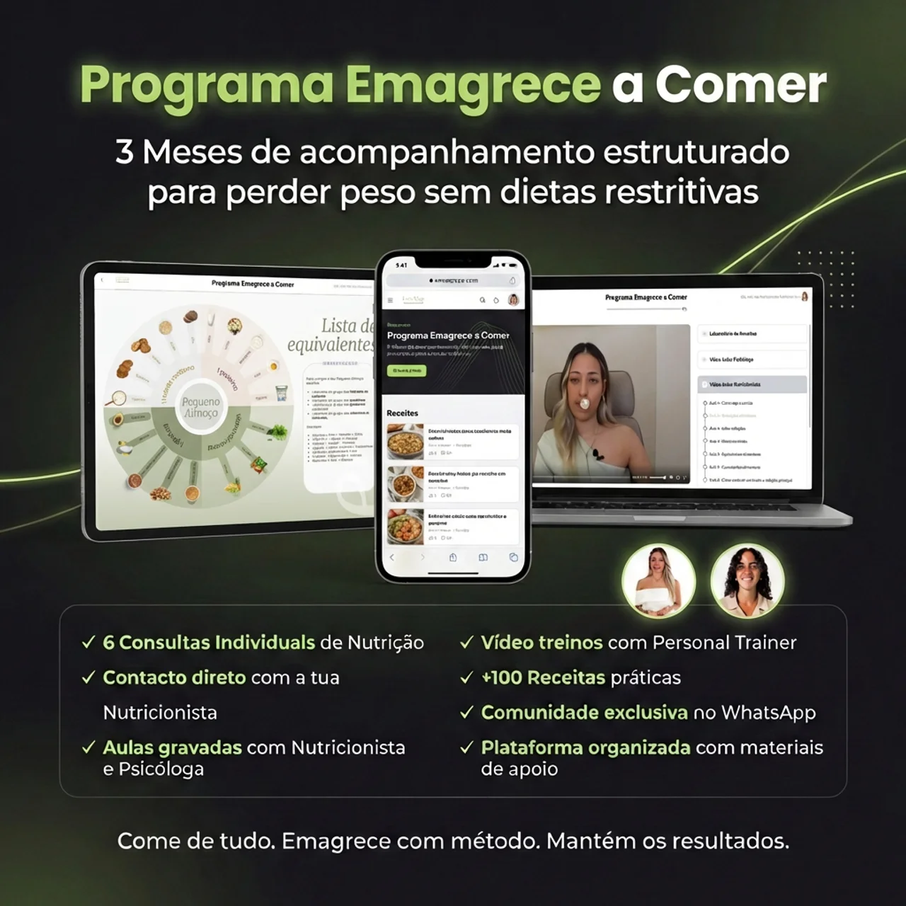 Programa Emagrece a Comer - 3 Meses