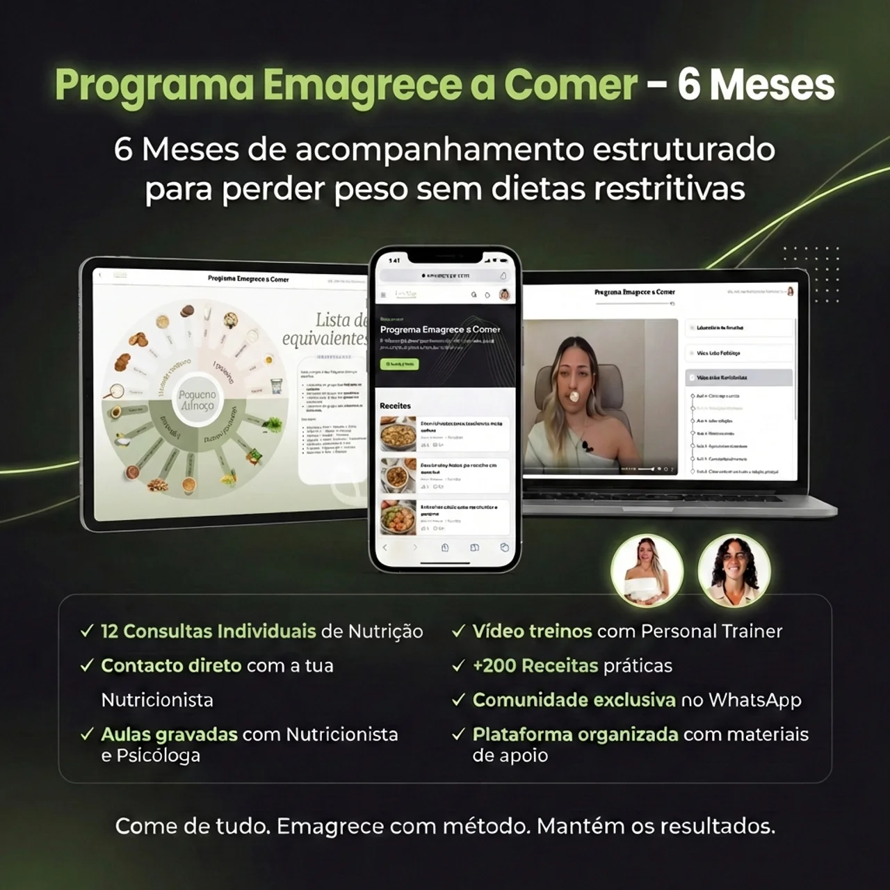 Programa Emagrece a Comer - 6 Meses