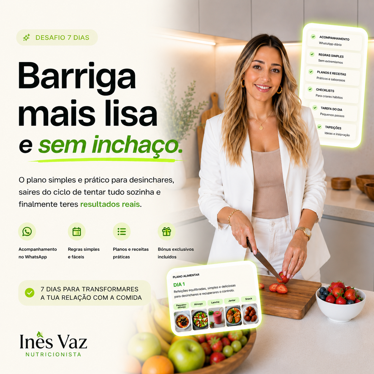 Desafio Barriga Lisa e sem inchaço